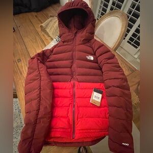 NORTH FACE BELVIEW STRETCHDOWN 600 DOWN JACKET RET $289 MENS xxl PTP 26 SLIMFIT